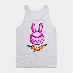 Crazy Rabbit Skull parody Tank Top